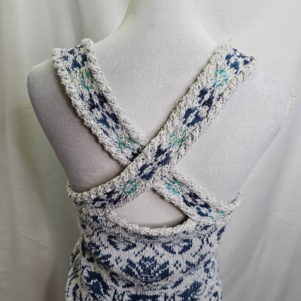 Anthropologie Pilcro Gray and Blue Knit Tank Top Size Small - Picture 11 of 11